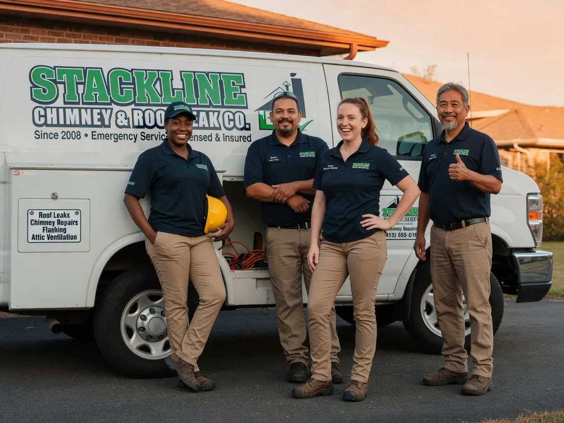 Chimney flashing repair company in Little York, IL